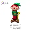 Balão de filme de alumínio de Natal Papai Noel Árvore de Natal Açúcar Presente Lâmpada Decoração Atmosfera Layout Balão de folha de alumínio