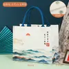 Bolsa de Lona Personalizada con Diseño Impreso, Bolsa de Compras Ecológica, Bolsa de Lona, Bolsa Impresa Multicolor, Bolso de Mano Publicitario Cultural y Creativo, Hecho a Medida