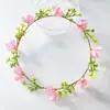 Nova Coroa de Flores Mori para Primavera e Verão Super Atmosfera de Fada Foto Acessórios de Cabeça para Foto Cabeça de Noiva de Alta Qualidade Flores de Cabeça para Madrinha Faixa de Cabeça Feminina