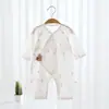 Ropa de Monje de Manga Larga Fina de Verano para Niños y Niñas, Traje de Gateo de una Pieza para Recién Nacidos, Ropa de Mariposa para Bebés, Algodón Puro