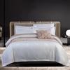 Hotel hotel algodón pluma flor kit satén jacquard cuatro piezas ropa de cama lino hotel venta directa de fábrica