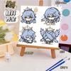Sirena Cayendo en Blanco Año Chu Rambo diy Pintura al Óleo Digital Pintado a Mano Pintura al Óleo de Color Lujo Ligero Pintura Colgante Decorativa
