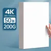 Papel Blanco Holandés A3 Papel de Dibujo Papel para Marcadores Específico para Arte A4 Pintura y Manualidades Engrosado Papel Blanco de Cartulina 4K 8K