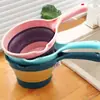 Cucharón de Agua de Plástico para el Hogar, Cucharón de Agua de Cocina con Mango Largo, Cucharón para Agua de Baño, Cucharón para Baño de Bebé para Niños, Cucharón de Agua al Por Mayor