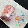 Fabricante Ecológico Sequins para Nail Art Engarrafados Pacote Misto Multi-Série Concha Transparente Laser Materiais DIY para Capas de Celular