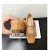 Sandalias de Verano Cómodas de Estilo Perezoso que Aumentan la Altura para Mujer, Zapatos Planos Mary Jane Minimalistas Versátiles Casuales con Punta Cuadrada y Plataforma de 5 cm