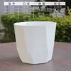 Maceta Minimalista Nórdica para Uso Doméstico, Cerámica de Imitación, Resina Engrosada y Duradera, Adecuada para Rosas y Suculentas, Nueva Maceta con Control de Raíces