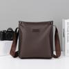 Comercio Exterior Transfronterizo 2024 Nuevo Bolso de Hombro Bolso Cruzado Vertical Patrón Lichi Bolso de Hombre de Gran Capacidad Moderno Simple