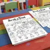 Compra directa transfronteriza de 10 hojas/paquete de pósters para colorear con temática deportiva, pósters para colorear de exploración, pósters divertidos para colorear para niños