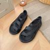 Sandalias Moda de Hombre Verano Nuevo Estilo Exterior Antideslizantes Zapatos de Paja Tejida Orilla del Mar Vadeando Conducción Deportes Chanclas de Playa Sandalias