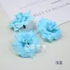 Decoración de boda de rosa de esquina pequeña flocado flor de esquina flor de cabeza de rosa corona de flores flor de muñeca flor de templo de ópera flor de decoración flor