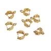 Broche Grueso con Forma de Hoja de Oro Chapado en Plata, Broche de Semilla, Accesorios de Broche Colgante de Cristal y Piedras Preciosas Hechos a Mano para Manualidades DIY