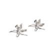 Oferta especial: Pendientes Metálicos Mate Estilo Hada Francesa Retro, Únicos y Sencillos, Versátiles y de Alta Gama