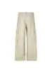 Pantalones cargo de estilo retro americano con pliegues, efecto desgastado y múltiples bolsillos para hombre y mujer, nuevos para otoño, holgados, de pierna ancha, rectos, casuales, modernos