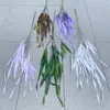 Coração de 4 pontas Fio de feijão verde Flores Artificiais Casamento Decoração de Casa Flores Falsas Atacado