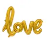 Joyería Día de San Valentín Boda Creativo Romántico Carta de Amor Papel de Aluminio Globo de Confesión Decoración Arreglo