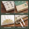 Caderno B6 Feito Sob Medida com Caligrafia e Pinturas Famosas, Prefácio da Coleção Lanting, Diário de Estilo Antigo, Caderno de Caligrafia Criativa Carimbável
