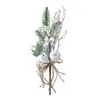 Cortes de flor de Pascua navideña transfronterizos de Amazon en blanco y rojo, flores navideñas artificiales, accesorios de decoración para árbol de Navidad