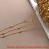Cadena de Cuentas con Clip Lateral de Acero Inoxidable Cadena Versátil de Moda para Clavícula Cadena Espaciadora Cadena Retorcida Pulsera Hecha a Mano DIY Accesorios de Joyería
