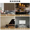 Paneles Absorbentes de Sonido con Rejilla, Listones de Madera, Reducción de Ruido de Poliéster, Madera Ecológica, Entrega Directa de Fábrica, Pared de Fondo, Sala de Conferencias, Techo, Cine en Casa