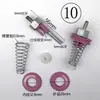 Máquina de correas rueda guía de urdimbre y bobinado anillo de tensión tensor resorte guía de hilo guía de hilo pinza de hilo hilo anti-salto