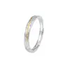 Anillo de Pareja S999 Plata Pura Efecto Tyndall Diseño de Nicho Estilo Ins Anillo Texturizado Plegado Aniversario