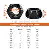 Acero Inoxidable 304 Tuerca Hexagonal Negra Antiaflojamiento Autocierre Almohadilla de Correa de Bloqueo de Nylon Ferretería Tuerca M2-M16