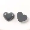Macaron Color Caramelo Rostro Brillante Forma de Corazón Parche de Amor Cuerda para el Cabello Aretes Adorno para la Cabeza Material Hecho a Mano Accesorios de Joyería DIY