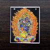 Pintura thangka color oro hecha a mano núcleo gran día negro mamón negro amarillo mamón pintado thangka lienzo se puede cambiar venta al por mayor de fábrica