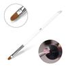 Ferramenta Transparente de Unha em Bastão Pincel de Gel de Cabeça Redonda Simples Caneta de Fototerapia DIY Pincel Especial para Contorno de Borda de Fábrica Personalizado