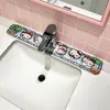 Tapete Drenante para Torneira Desenho Animado Fofo, Tapete Universal para Bancada de Cozinha, Tapete para Pia de Banheiro, Tapete Absorvente Antiderrapante
