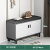Zapatero y Taburete Integrado Simple Hogar Entrada Zapatero Estilo Bolso Suave Taburete para Cambiarse los Zapatos Estilo Italiano Zapatero de Alta Gama