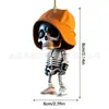 Colgante de Coche de Acrílico con Calavera de Dibujos Animados Nuevo Producto Transfronterizo Colgante para Árbol de Halloween Decoración para el Hogar de Halloween