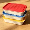 Caja de Almacenamiento Larga de Color Dopamina de Grado Alimenticio Caja de Almuerzo Desechable Caja de Almacenamiento Apilable
