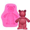 Molde de Silicone de Urso Molde para Decoração de Bolo Dobra Açúcar Chocolate Bolo Molde DIY Molde de Assar