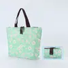 Sacola de Compras Dobrável Ecológica com Impressão Personalizada, Armazenamento Portátil, Brinde Promocional, Bolsa Tote Dobrável de Tecido Oxford