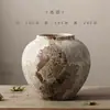 Vaso de Cerâmica Estilo Chinês Novo Manchado Retrô, Decoração Estilo Wabi-Sabi, Ornamento para Hall de Entrada, Rack de TV, Arranjo de Flores, Vaso Cerâmico Hidropônico