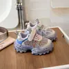 Moda Infantil Zapatos Dad 2026 Primavera/Otoño Nuevos Zapatos Deportivos Casuales para Niñas Zapatos de Malla Suela Gruesa Zapatos para Niños