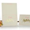 Tarjeta de Felicitación de Cumpleaños de Gipsofila Creativa Coreana Tarjeta en Blanco Literaria Tarjeta de Bendición DIY Estampado en Caliente Tarjeta Pequeña Sobre para Tarjeta de Felicitación