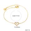 Pulsera de Circonita con Sentido de Lujo Ligero de Comercio Exterior Pulsera Simple Joker para Niñas de Acero Inoxidable Joyería Dulce y Fresca de Venta Caliente
