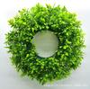Anillo de Puerta de Planta Verde Artificial Estilo Americano Pastoral Decoración de Puerta Montada en Pared Decoración de Boda Corona Decoración de Ventana Pared Pie Colgante Decorativo