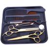 Conjunto Profissional de Tesouras de Cabeleireiro para Cabeleireiros, Tesoura Desbastadora para Barbeiros e Tesoura Desbastadora para Franjas