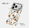 Divertido diseño de Halloween con temática de otoño, caricatura de calabaza y fantasma, funda rígida para iPhone 18 Pro Max