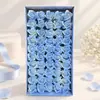 Ramo de flores de jabón de dos capas con aroma a rosa, caja de regalo de ramo de flores de jabón artificial, materiales de arreglo floral para floristas, regalo del Día de San Valentín