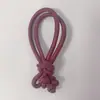 Serie Miu Simple Lanyard Tejido a Mano de PU para Teléfono Móvil Llavero de Cuerda Trenzada Colgante para Bolso Cuerda Trenzada con Núcleo de Cuero