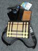 Bolsa de ombro xadrez bege, bolsa de couro rígido, bolsa transversal, unissex, fashion, masculina, bolsa de 10 polegadas, bolsa feminina
