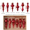 Adornos de Vidrio Decorativos Navideños Transfronterizos con Forma de Muñeco de Nieve, Papá Noel, Árbol de Navidad, Adornos de Decoración, Regalos de Navidad