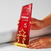 Troféu de Cristal 2026 Ano do Cavalo Feito Sob Medida para Funcionários de Destaque, Novo Design Criativo de Alto Padrão e Elegante para Premiações Anuais