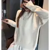 Nueva colección de otoño e invierno: suéter grueso de cuello redondo para mujer, estilo coreano, corte holgado y relajado, adecuado para usar en capas o como prenda exterior, top de punto