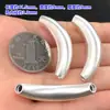 S999 Plata de Pie Retro Luna Creciente Marfil Cubo de Codo Cuentas Cuerda de Mano Trenzada Pulsera Collar Accesorios Hechos a Mano DIY